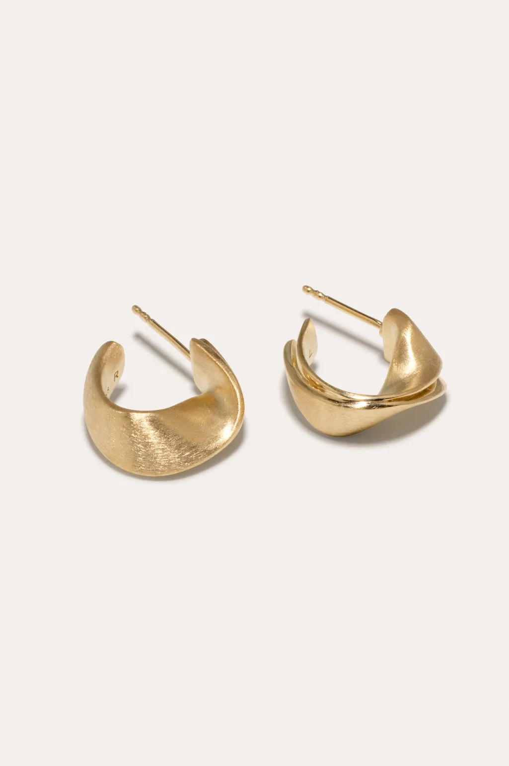 Plume - Gold Vermeil Earrings