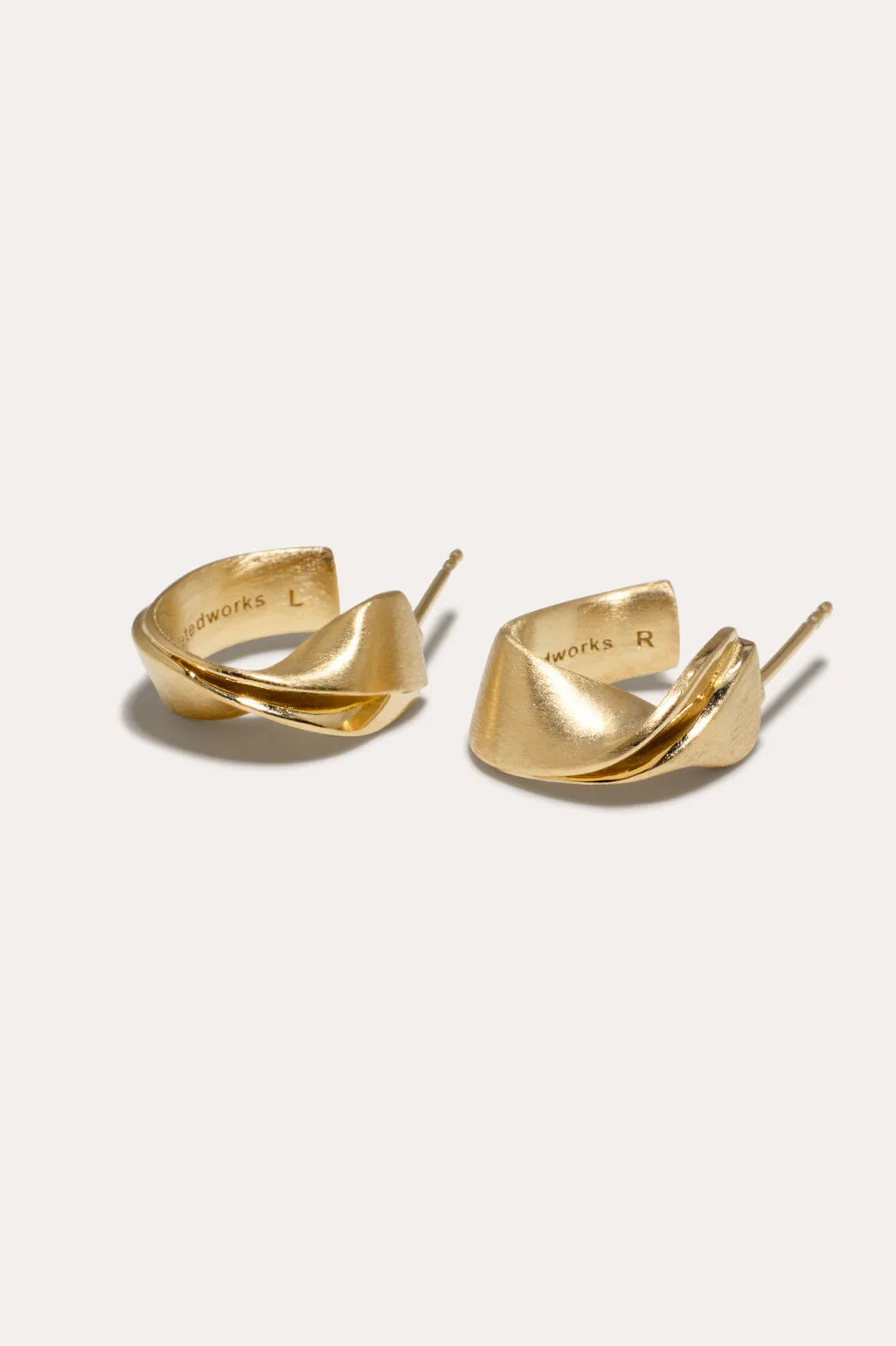 Plume - Gold Vermeil Earrings