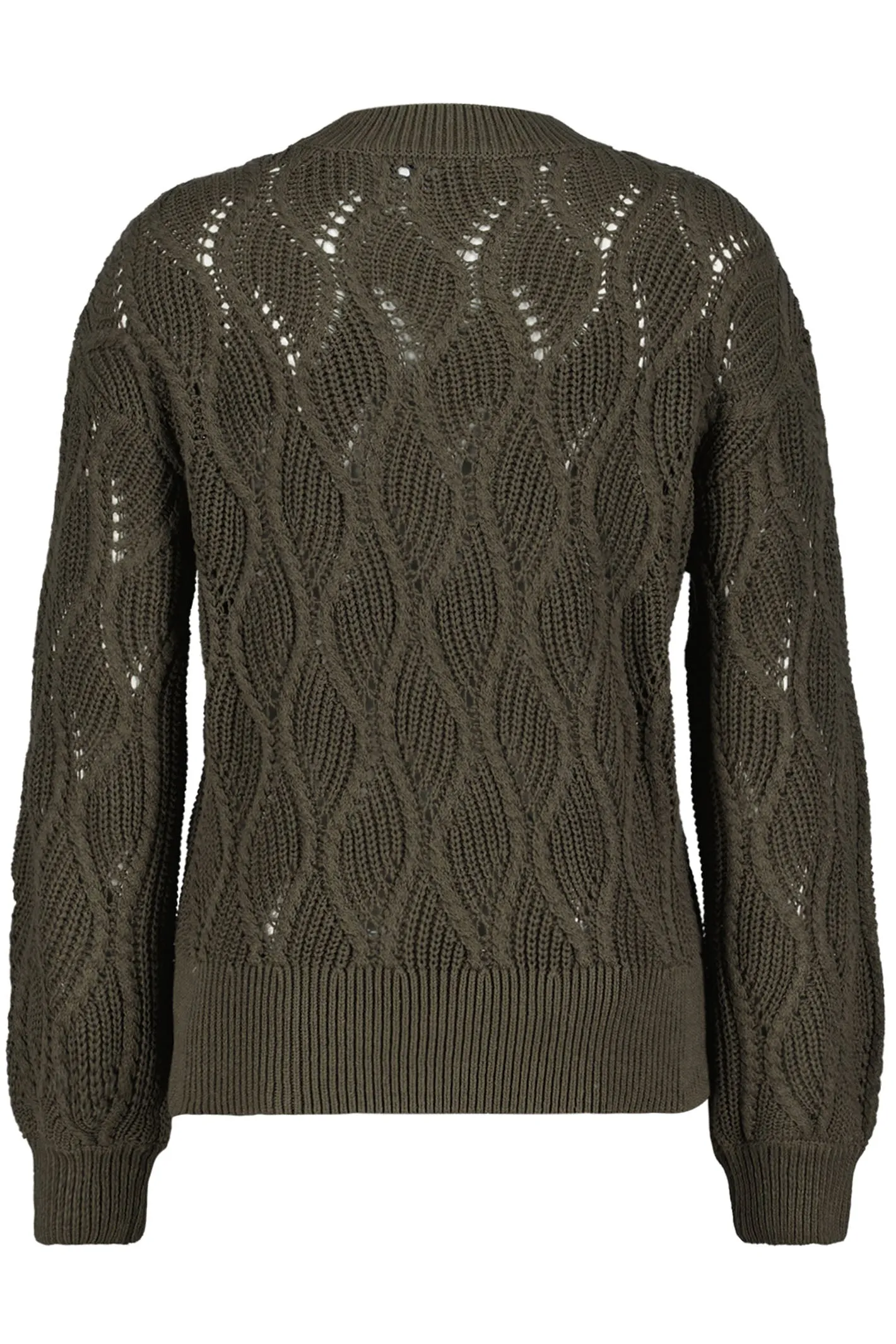 Red Button SRB4360 Fanny Swirl Jumper Dark Green