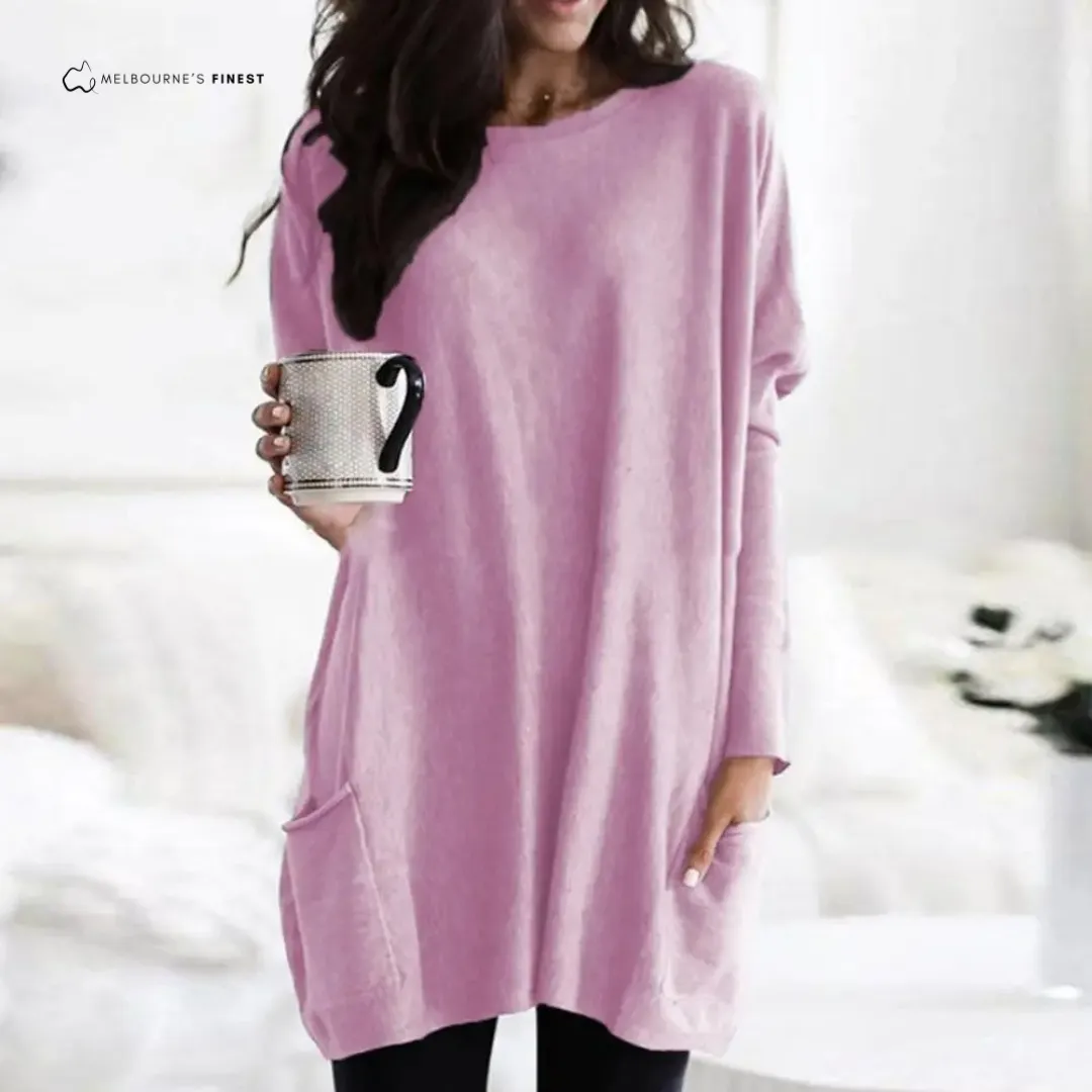 Reyna™ Oversized Jumper with Pockets