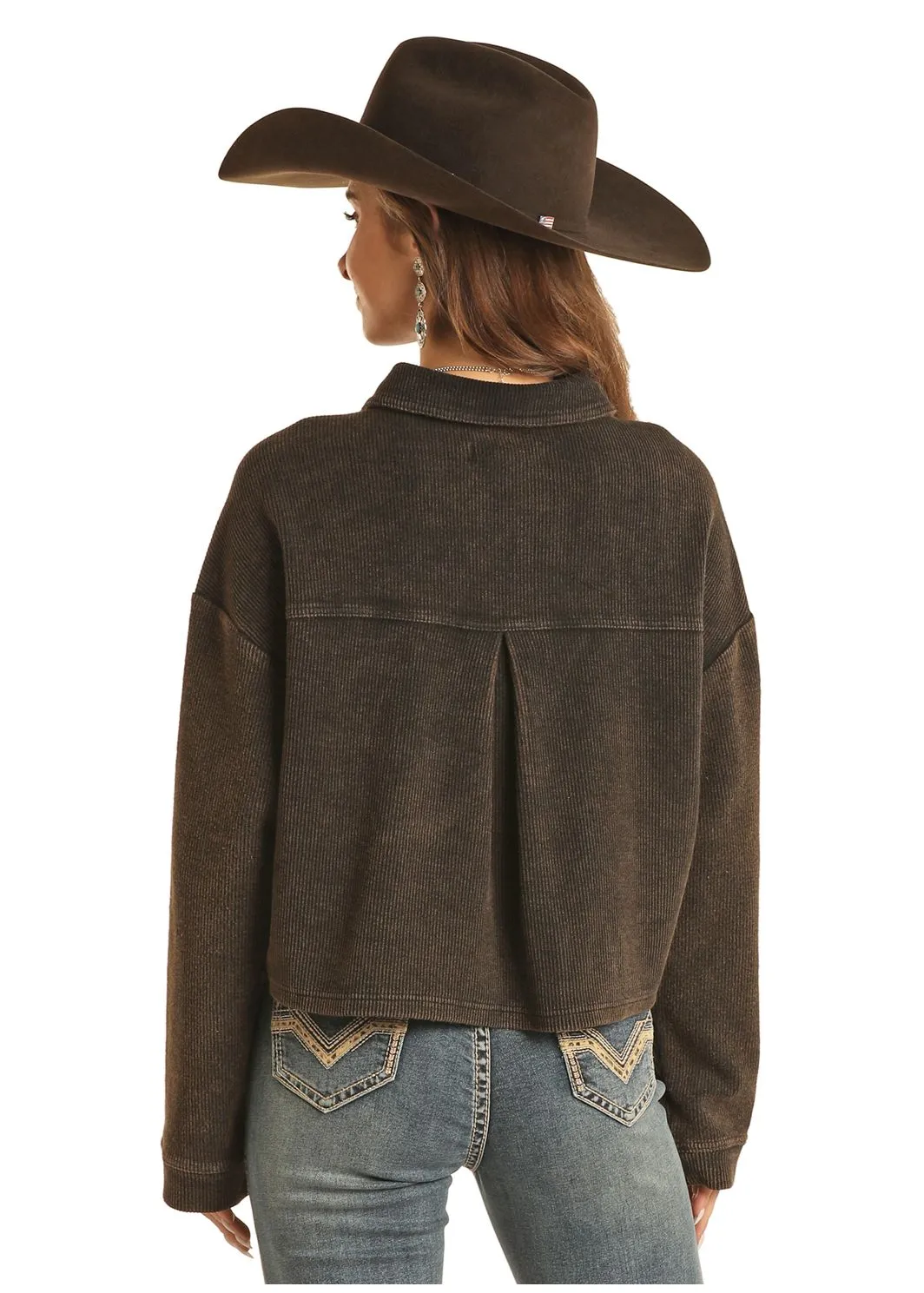 Rock n Roll Relaxed  Cordoury Shacket