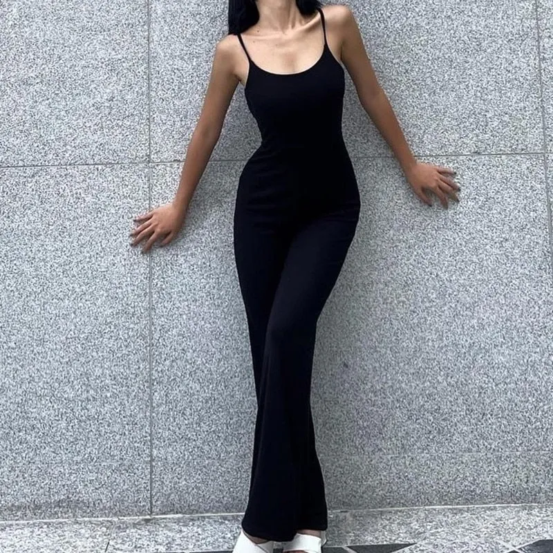 Skinny Spaghetti Bodycon Jumpsuit