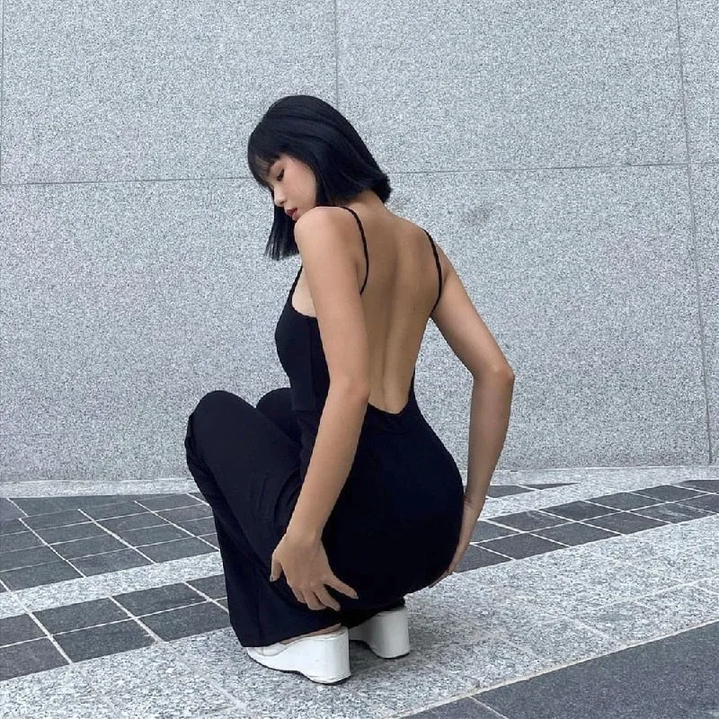 Skinny Spaghetti Bodycon Jumpsuit