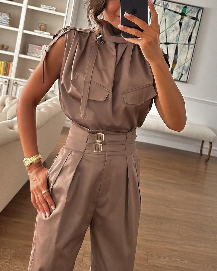 Sleeveless Cool Jumpsuit