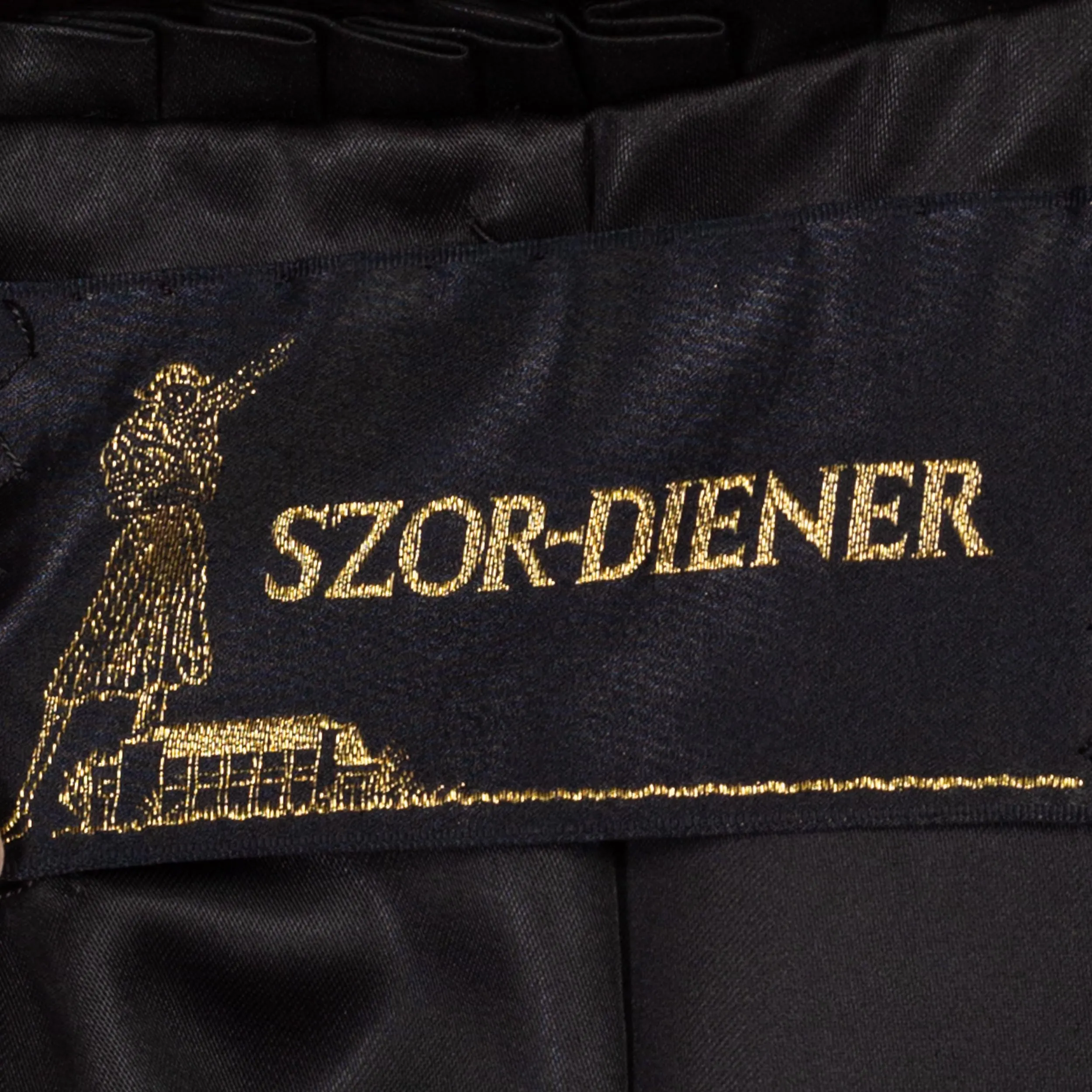 Small Vintage Szor-Diener Designer Fitch Fur Coat