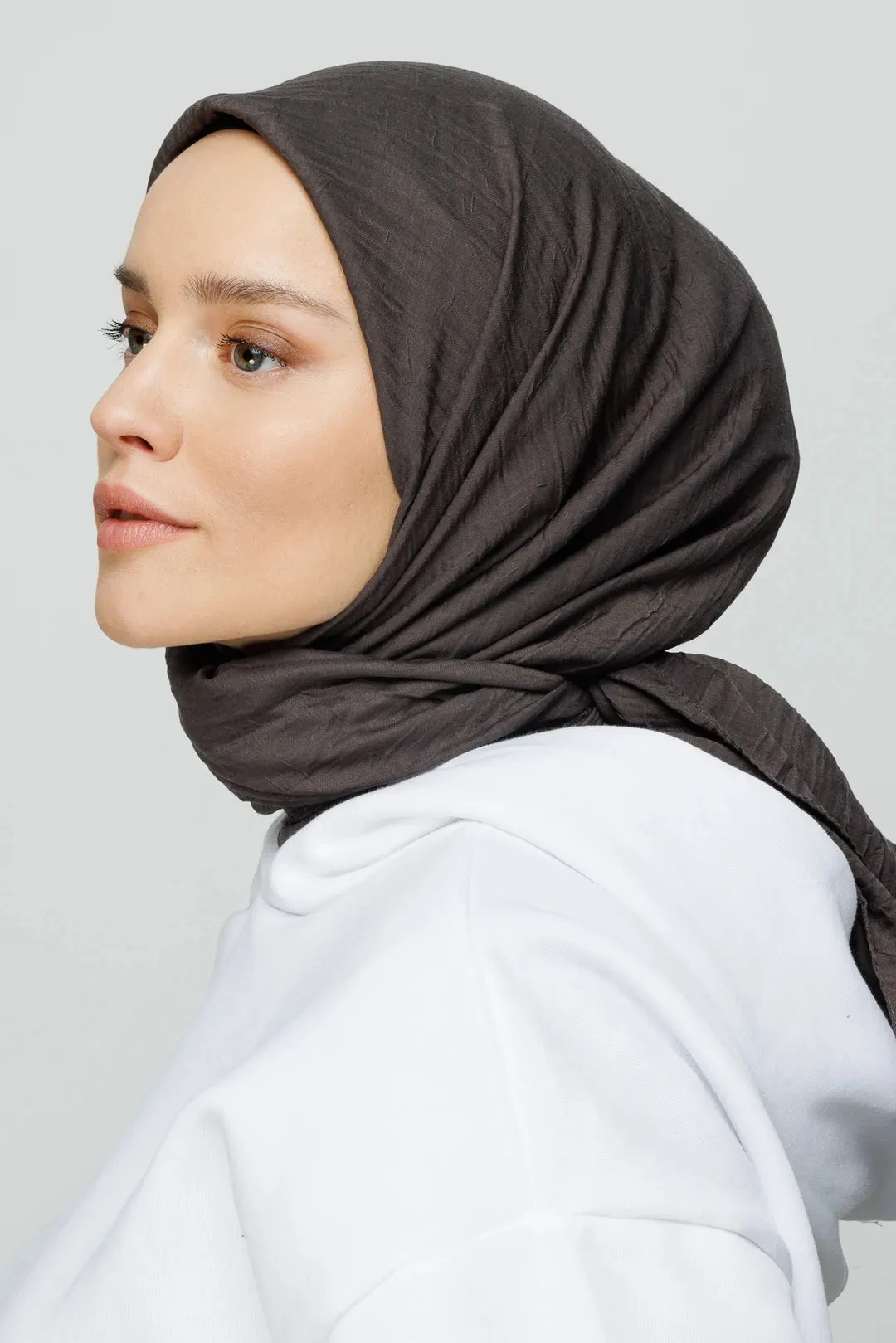 Smoked Bamboo Square Scarf