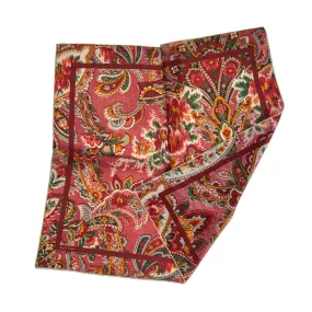 Tapis Noir Light Pink Paisley Scarf