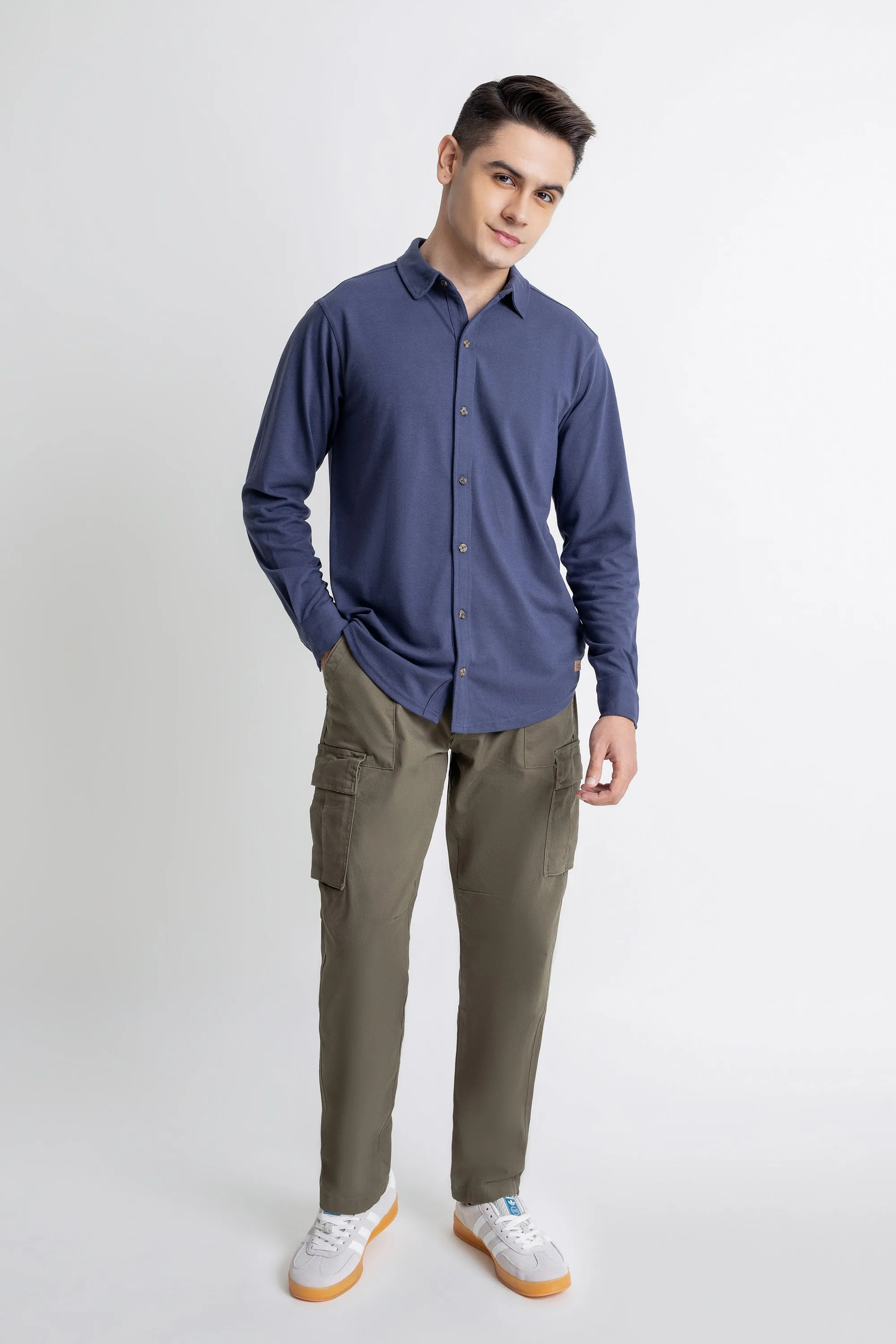 The Blue Button Shirt
