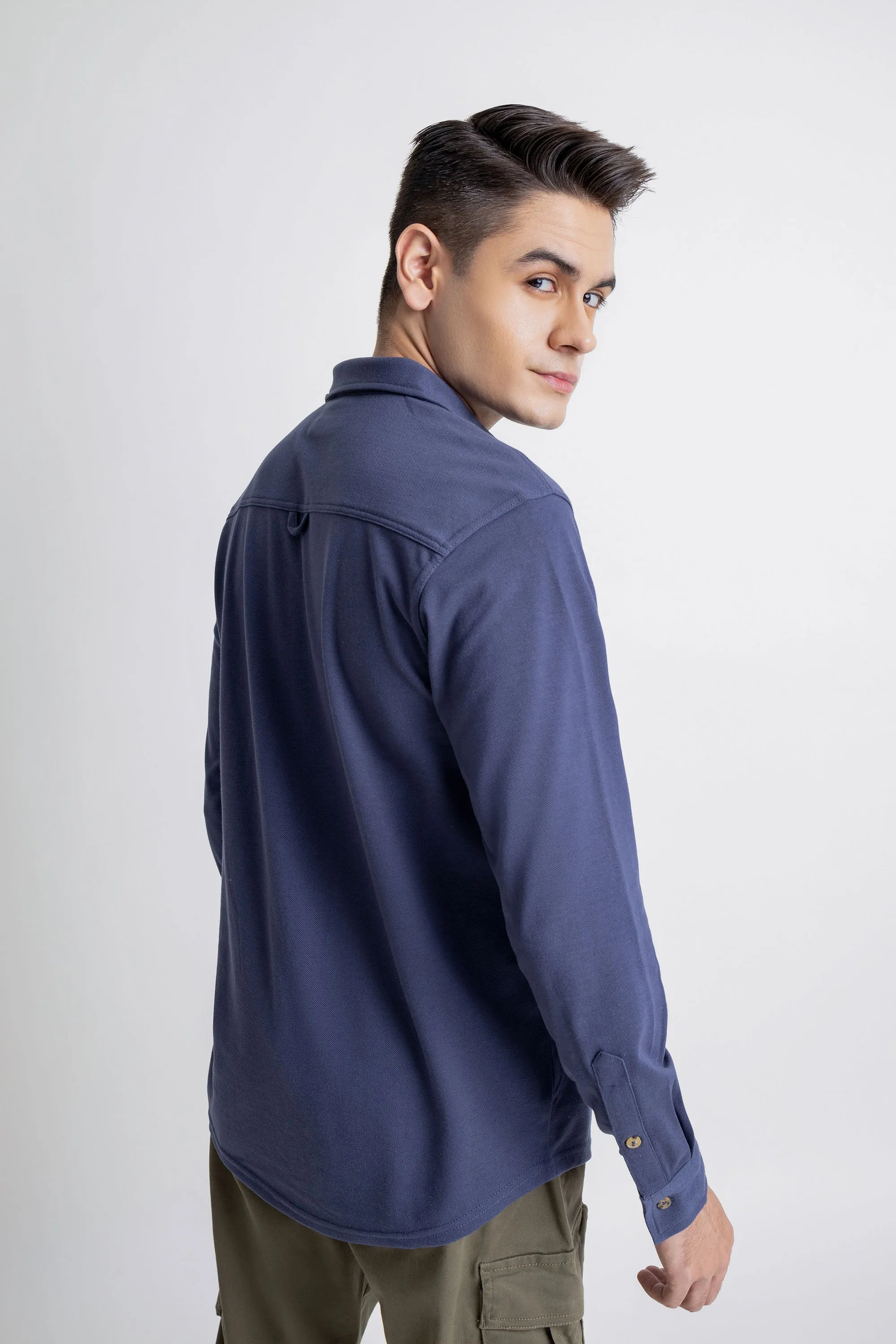 The Blue Button Shirt