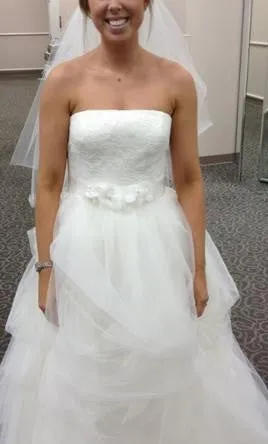 Vera Wang Layered Ball Gown