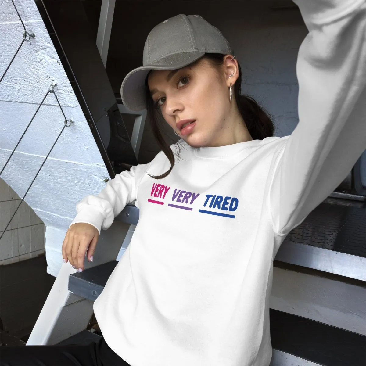 Very Very Tired Bisexual Sweatshirt