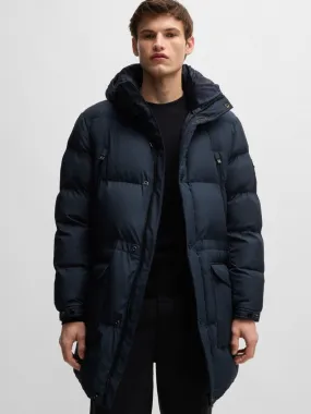 WATER-REPELLENT PUFFER JACKET Marine