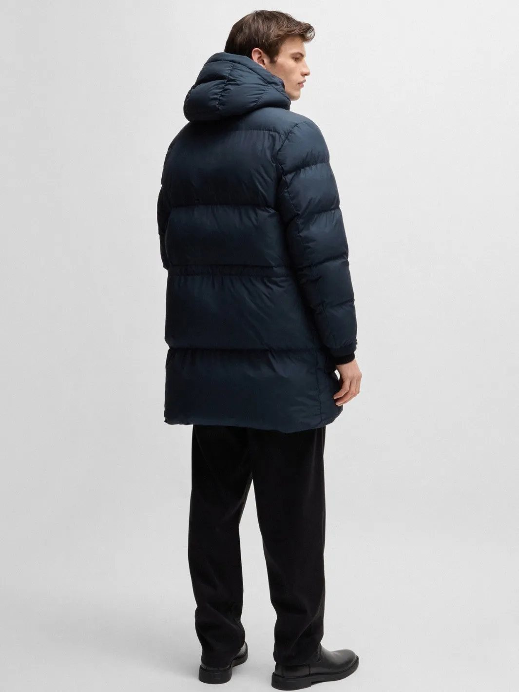 WATER-REPELLENT PUFFER JACKET Marine