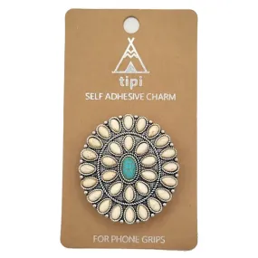 Western Concho Self Adhesive Charm Phone Grip
