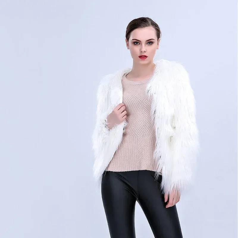 Women Faux Fur Coat