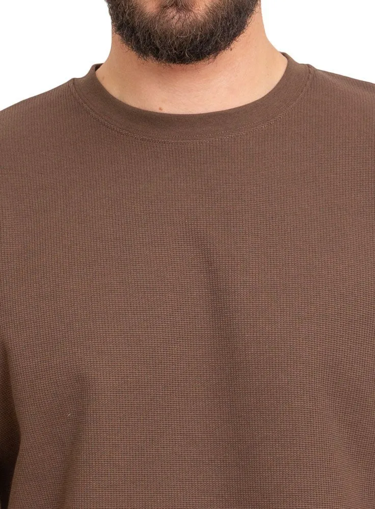 Wood V- Squares O.S Round T-Shirt